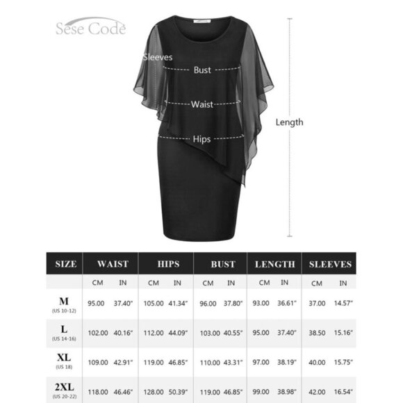 NWT SeSe Code Burgundy Dress W/Mesh Cape Overlay - Picture 3 of 6